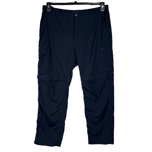 Columbia Other - Columbia SZ 38W 32L Mens Convertible Pants Shorts Omni-Shade Zip-Fly Navy Blue